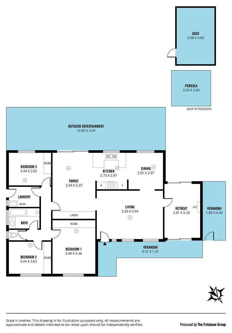 Floorplan of Homely house listing, 14 Buccaneer Drive, Seaford Rise SA 5169