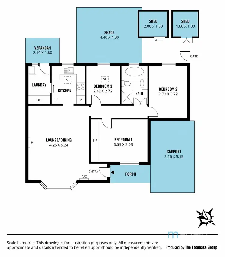 Floorplan of Homely unit listing, 4/170 Crittenden Road, Findon SA 5023