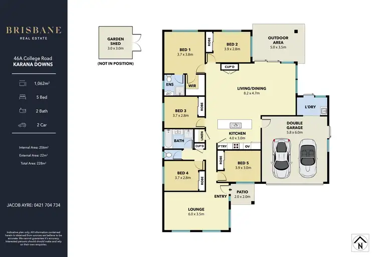 Floorplan of Homely house listing, 46A College Road, Karana Downs QLD 4306