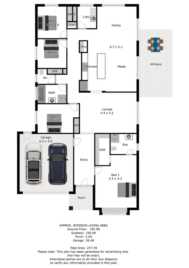 Floorplan of Homely house listing, 7 Rubicon Street, Wodonga VIC 3690
