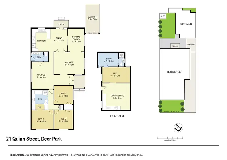Floorplan of Homely house listing, 21 Quinn Street, Deer Park VIC 3023