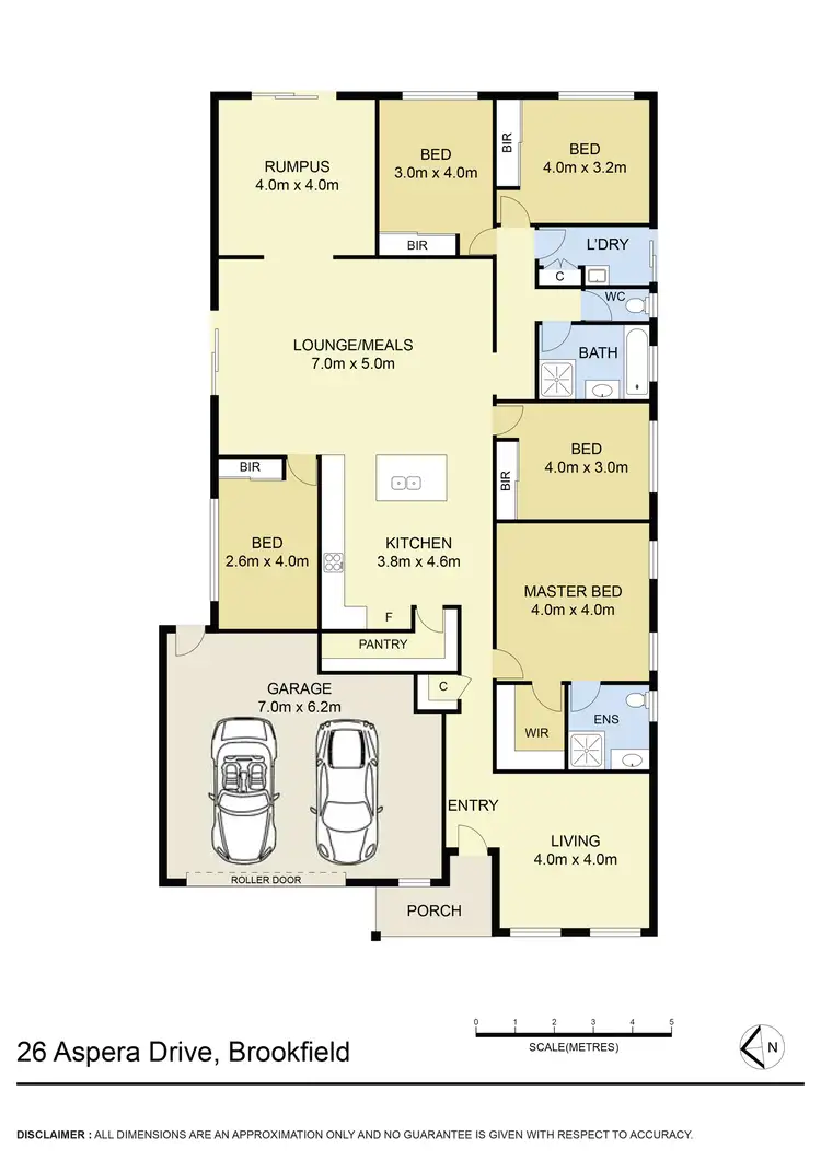 Floorplan of Homely house listing, 26 Aspera Drive, Brookfield VIC 3338