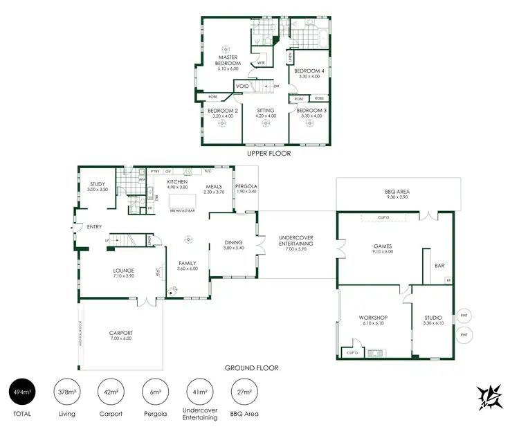 Floorplan of Homely house listing, 6 Mimosa Grove, Balhannah SA 5242
