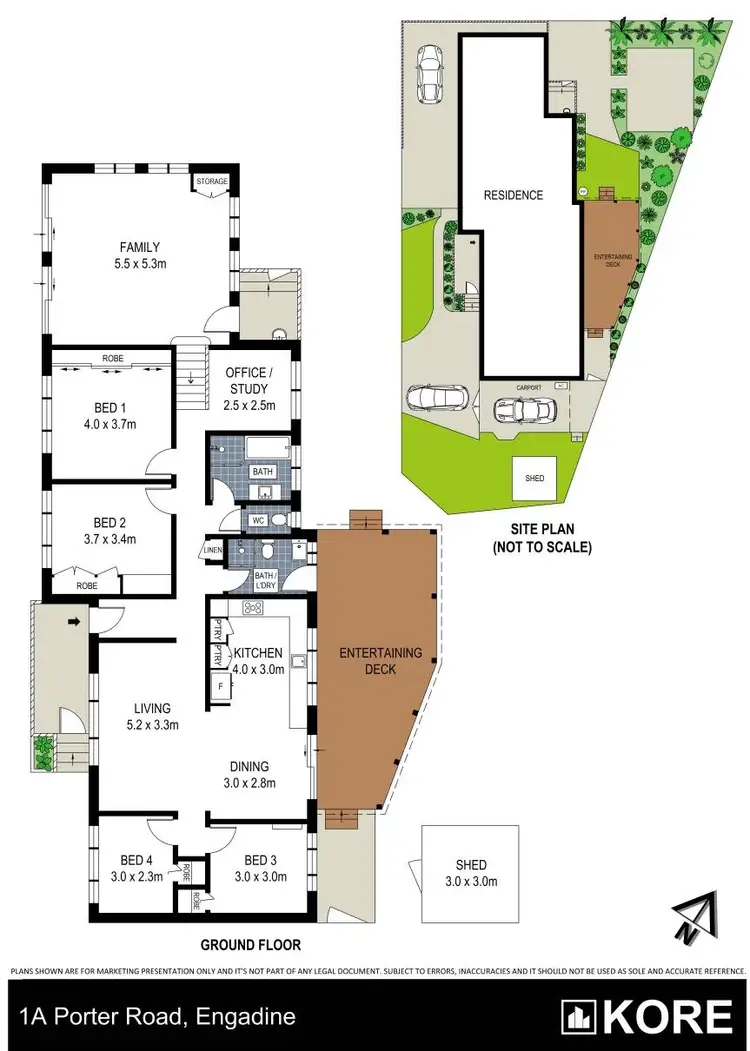 Floorplan of Homely house listing, 1A Porter Road, Engadine NSW 2233