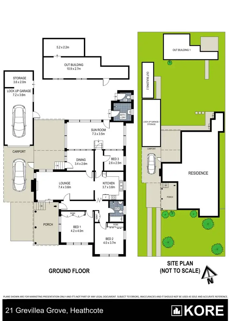 Floorplan of Homely house listing, 21 Grevillea Grove, Heathcote NSW 2233