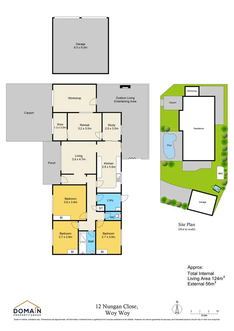 Floorplan of Homely house listing, 12 Nungan Close, Woy Woy NSW 2256
