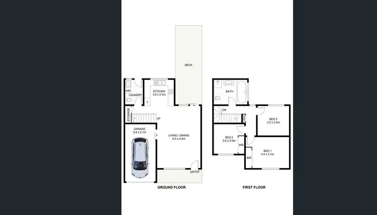 Floorplan of Homely townhouse listing, 14/82-88 Daintree Drive, Albion Park NSW 2527