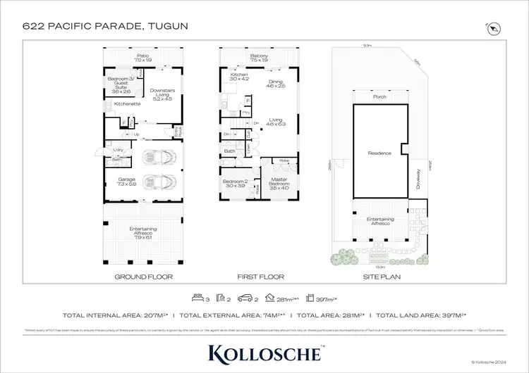 Floorplan of Homely house listing, 622 Pacific Parade, Tugun QLD 4224