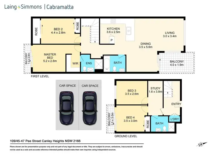 Floorplan of Homely apartment listing, 109/45-47 Peel Street, Canley Heights NSW 2166