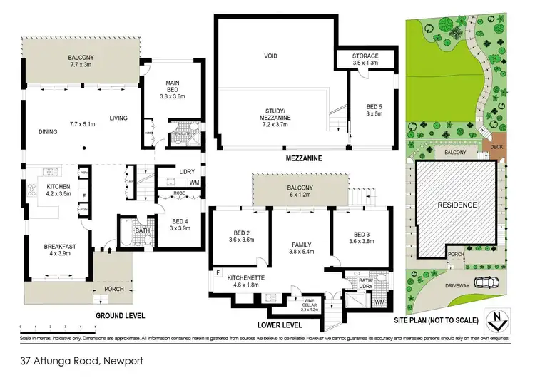 Floorplan of Homely house listing, 37 Attunga Road, Newport NSW 2106