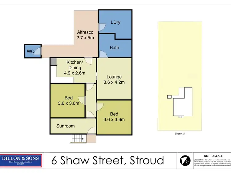 Floorplan of Homely house listing, 6 Shaw Street, Stroud NSW 2425