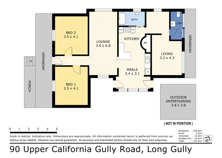 Floorplan of Homely house listing, 90 Upper California Gully Road, California Gully VIC 3556
