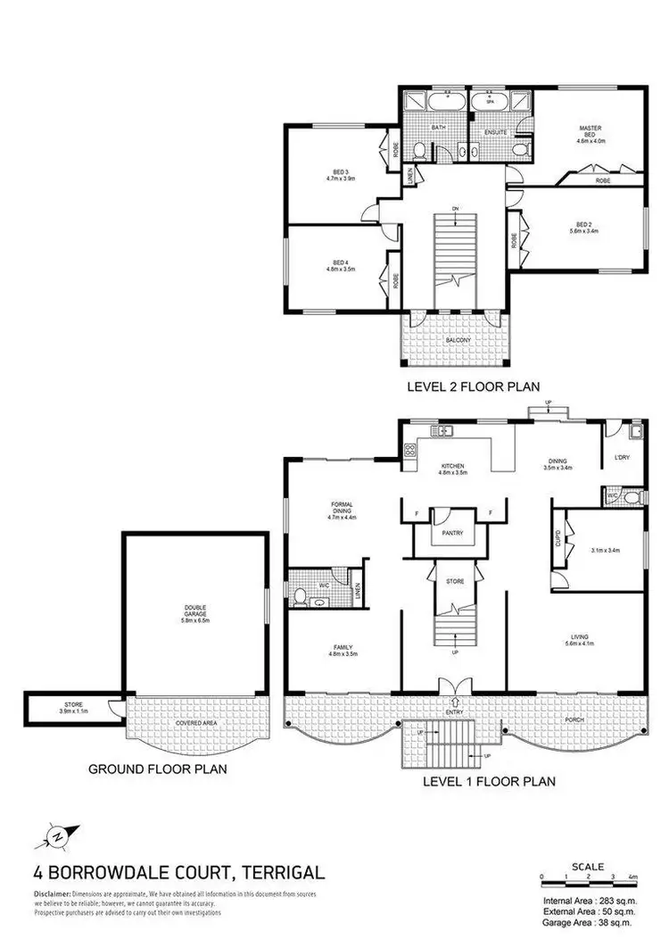 Floorplan of Homely house listing, 4 Borrowdale Court, Terrigal NSW 2260