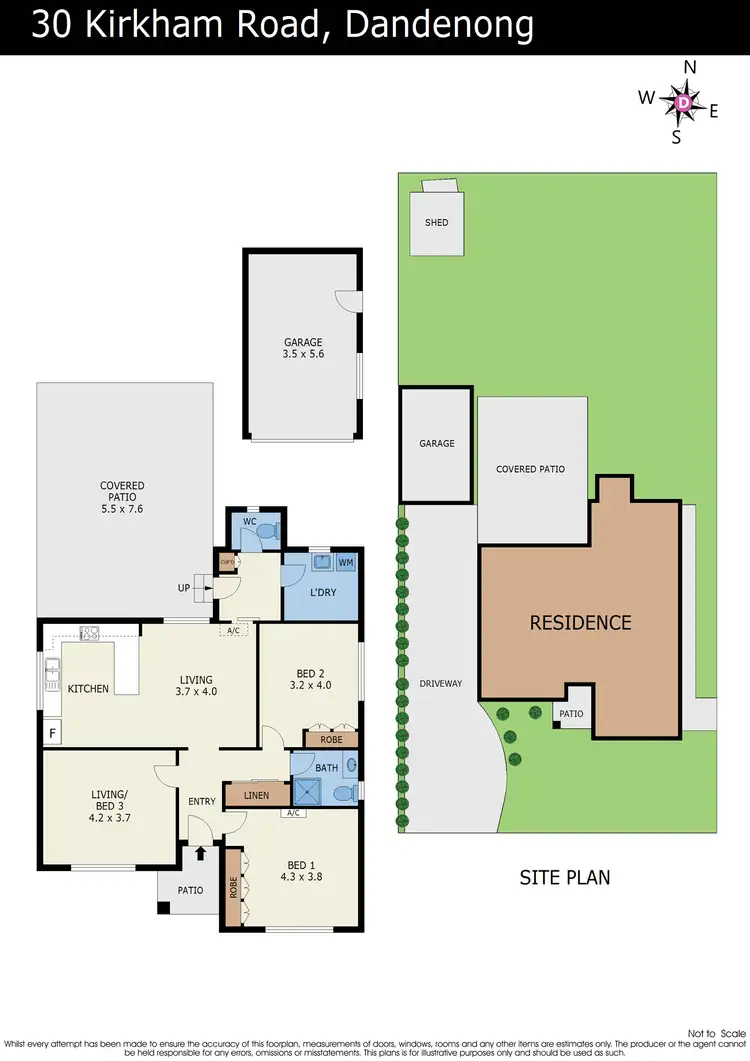 Floorplan of Homely house listing, 30 Kirkham Road, Dandenong VIC 3175