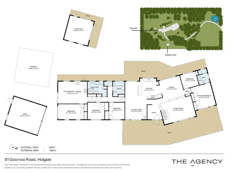 Floorplan of Homely rural property listing, 81 Gooriwa Road, Holgate NSW 2250