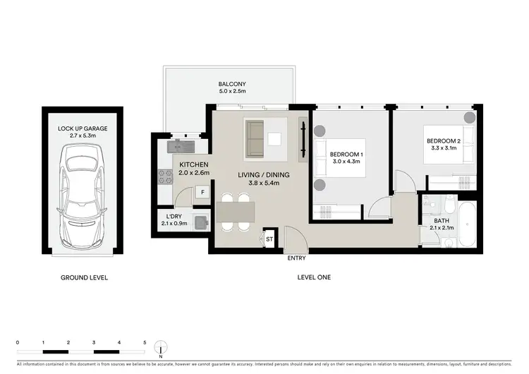 Floorplan of Homely apartment listing, 1/83 Broome Street, Maroubra NSW 2035