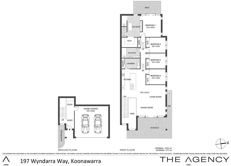 Floorplan of Homely semi-detached listing, 197A Wyndarra Way, Koonawarra NSW 2530