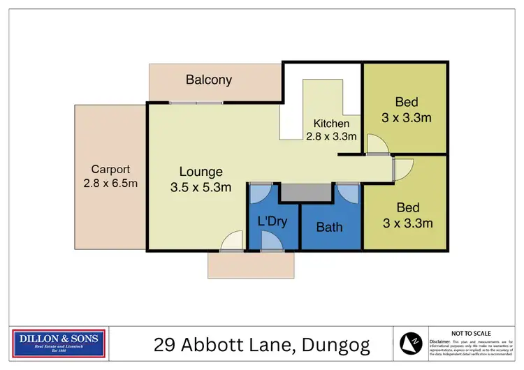 Floorplan of Homely house listing, 29 Abbott Lane, Dungog NSW 2420