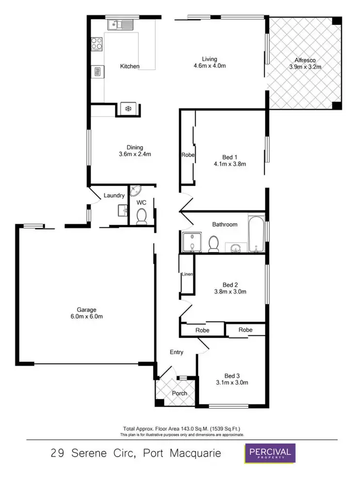 Floorplan of Homely house listing, 29 Serene Circuit, Port Macquarie NSW 2444