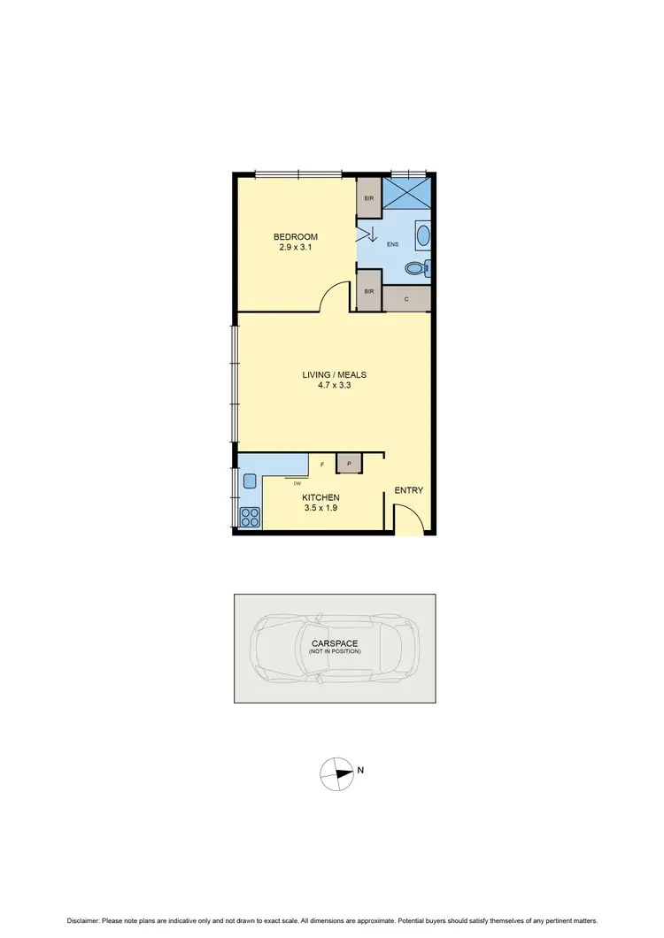Floorplan of Homely apartment listing, 15/78 Argyle Street, Moonee Ponds VIC 3039