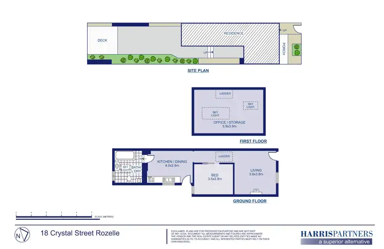 Floorplan of Homely house listing, 18 Crystal Street, Rozelle NSW 2039