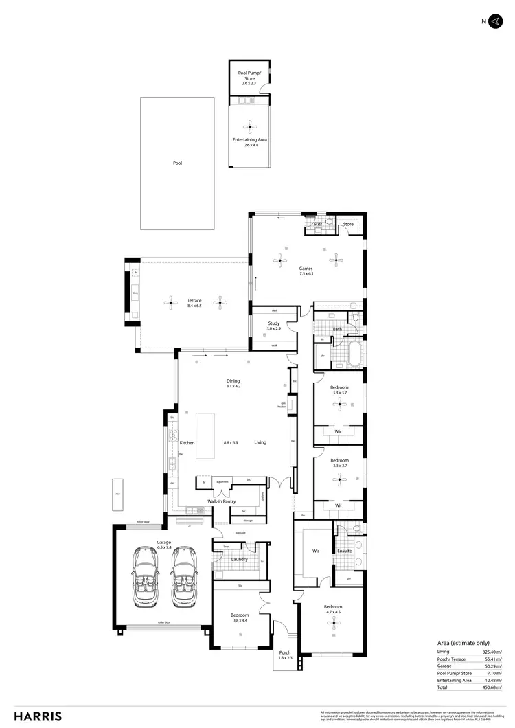Floorplan of Homely house listing, 5 Trestrail Street, Magill SA 5072