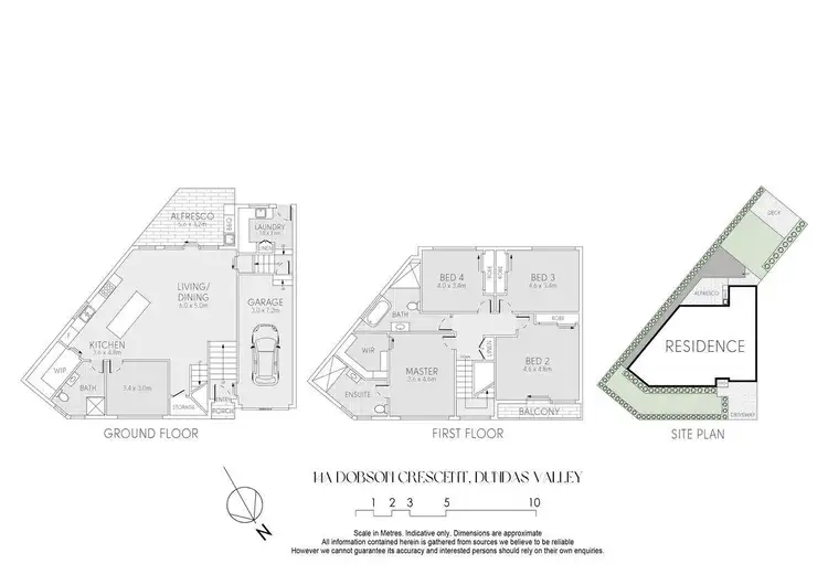 Floorplan of Homely semi-detached listing, 14A Dobson Crescent, Dundas Valley NSW 2117