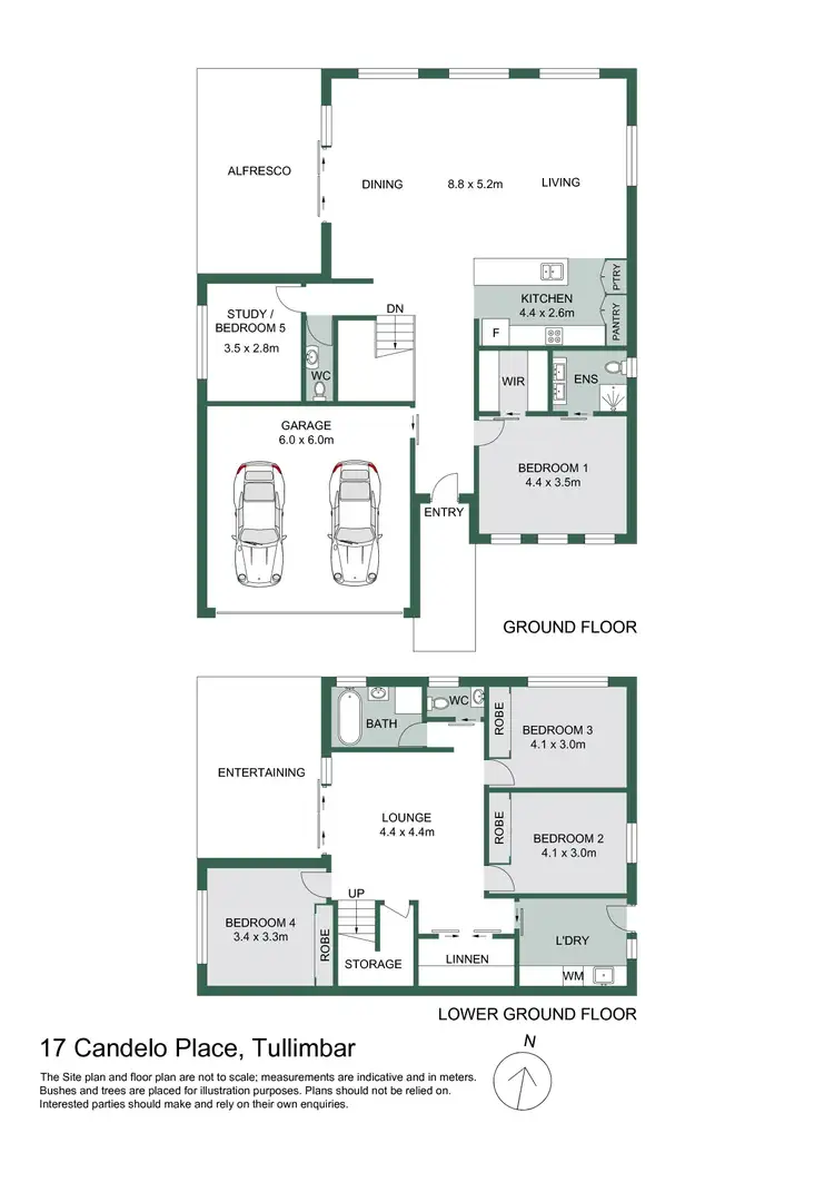 Floorplan of Homely house listing, 17 Candelo Place, Tullimbar NSW 2527