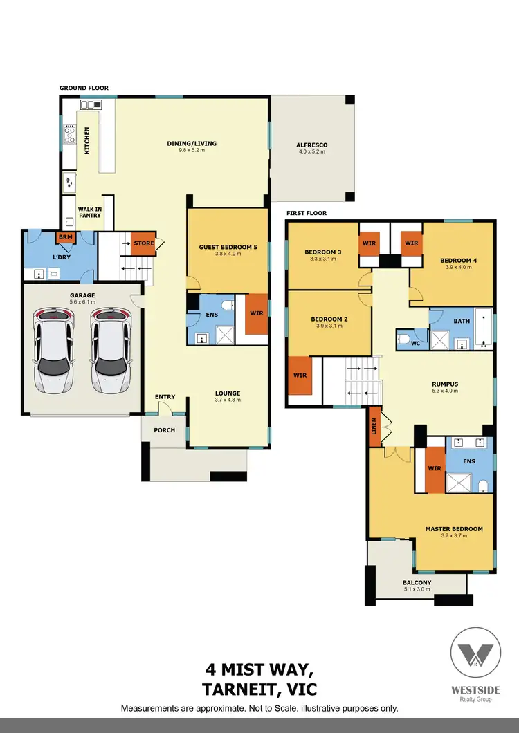 Floorplan of Homely house listing, 4 Mist Way, Tarneit VIC 3029