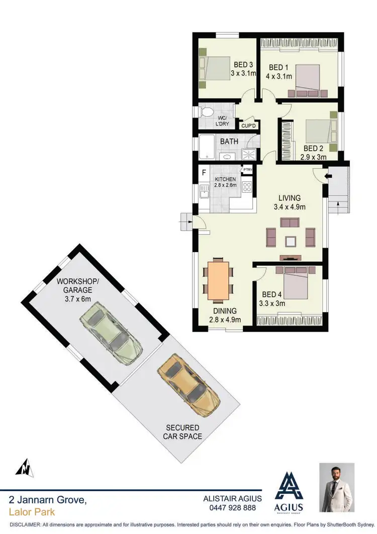 Floorplan of Homely house listing, 2 Jannarn Grove, Seven Hills NSW 2147
