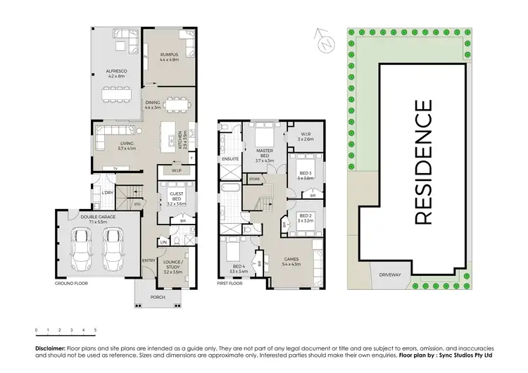 Floorplan of Homely house listing, 46 Kingston Avenue, Box Hill NSW 2765