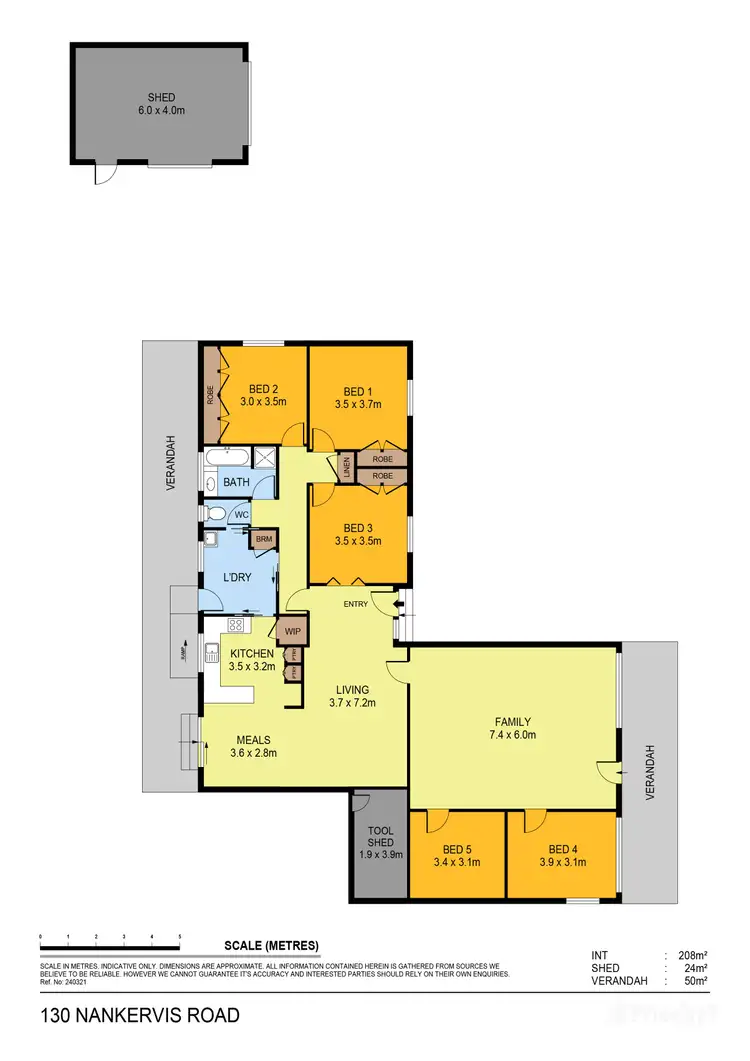 Floorplan of Homely house listing, 130 Nankervis Road, Mandurang VIC 3551