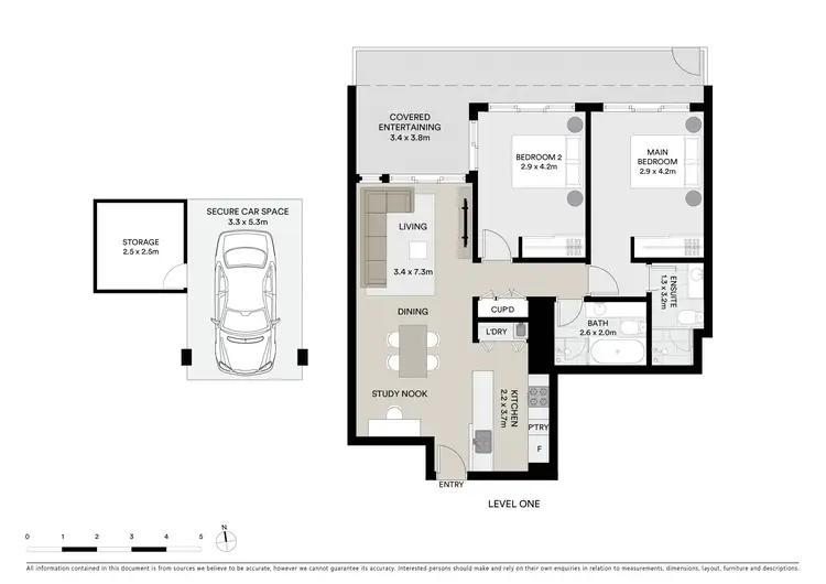 Floorplan of Homely apartment listing, 102b/1 Jack Braham Drive, Hurstville NSW 2220