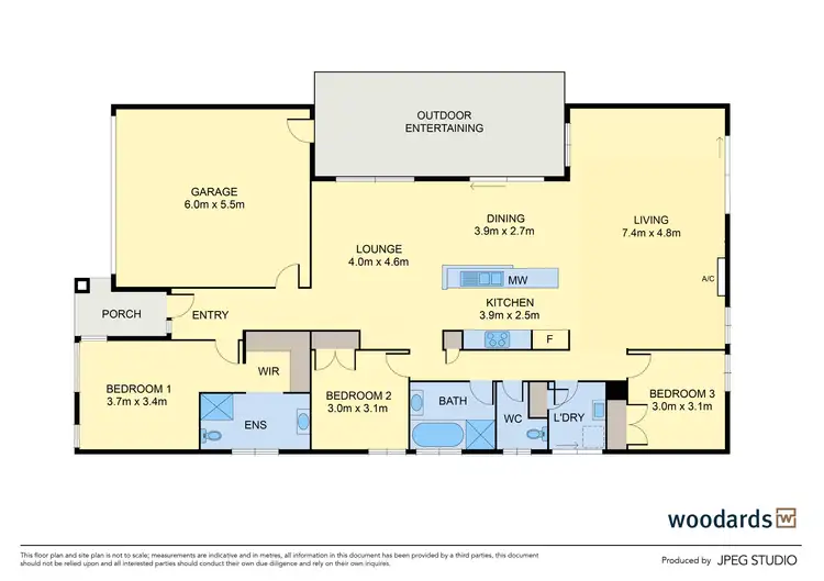 Floorplan of Homely house listing, 34 Gordon Boulevard, Gisborne VIC 3437