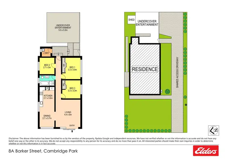 Floorplan of Homely house listing, 8a Barker Street, Cambridge Park NSW 2747