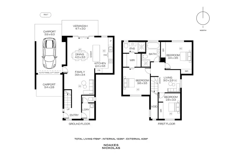 Floorplan of Homely house listing, 20F Keith Avenue, North Plympton SA 5037