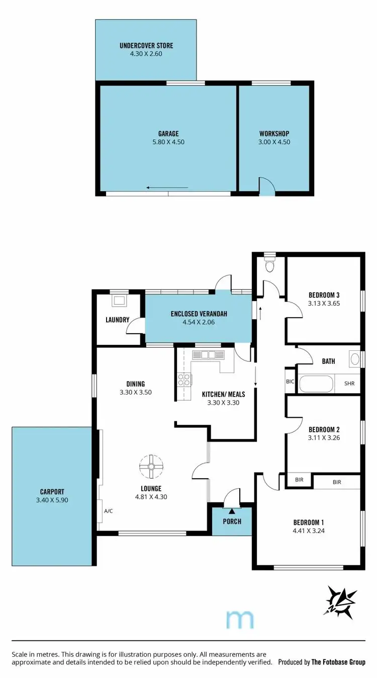 Floorplan of Homely house listing, 309 Oaklands Road, Marion SA 5043