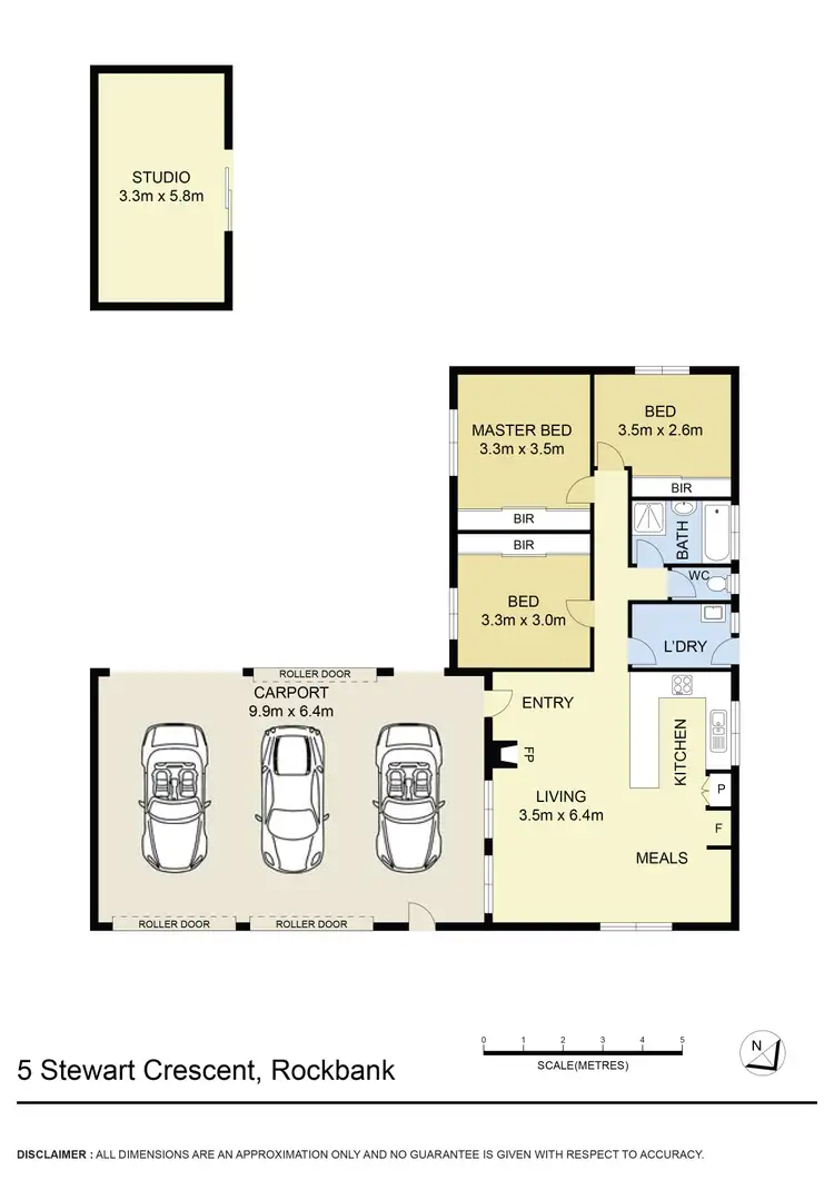 Floorplan of Homely house listing, 5 Stewart Crescent, Rockbank VIC 3335