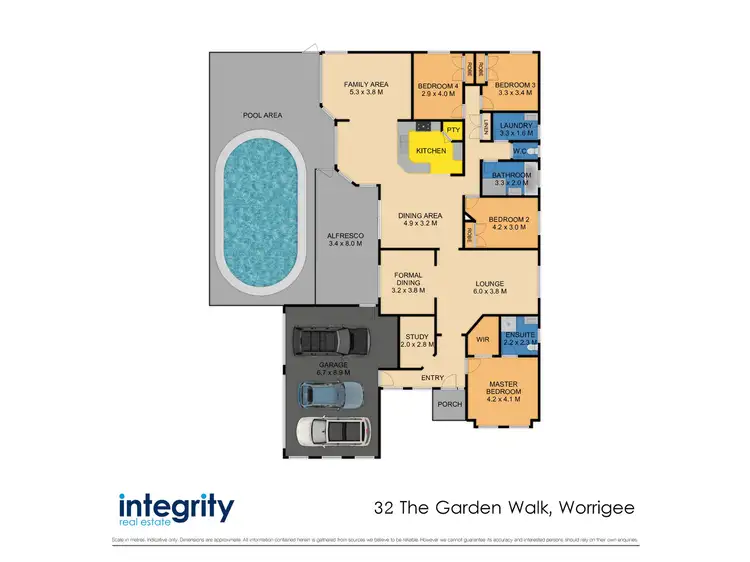 Floorplan of Homely house listing, 32 The Garden Walk, Worrigee NSW 2540
