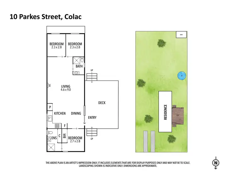 Floorplan of Homely house listing, 10 Parkes Street, Colac VIC 3250