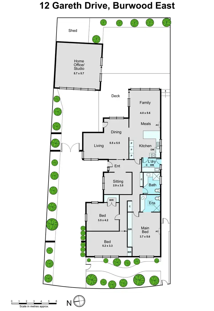 Floorplan of Homely house listing, 21 Gareth Drive, Burwood East VIC 3151
