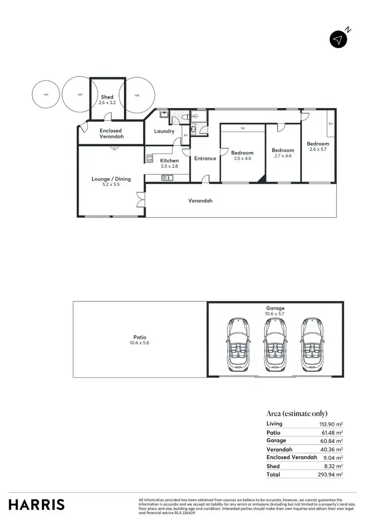 Floorplan of Homely house listing, 8 Oakbank Street, Stirling SA 5152