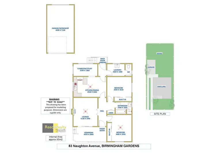 Floorplan of Homely house listing, 83 Naughton Avenue, Birmingham Gardens NSW 2287
