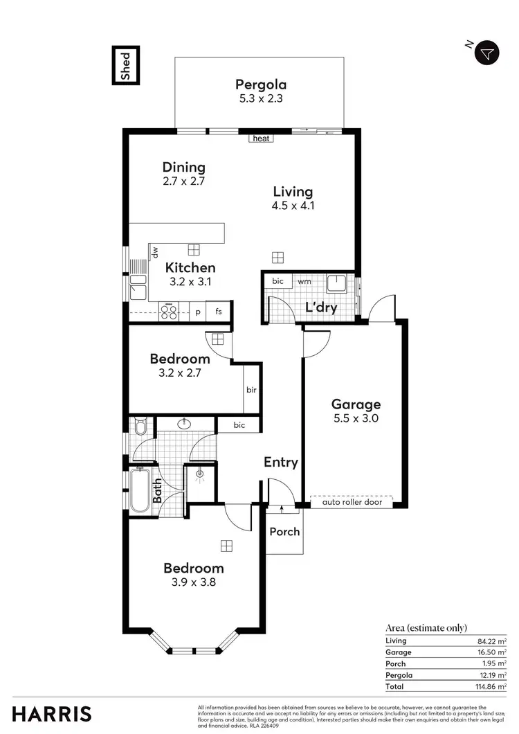 Floorplan of Homely house listing, 2/2 Bridgman Road, Findon SA 5023