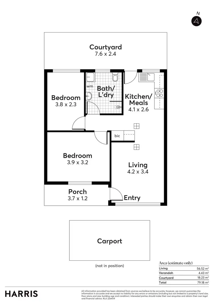 Floorplan of Homely house listing, 6/15 First Avenue, Ascot Park SA 5043