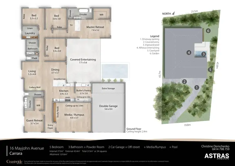Floorplan of Homely house listing, 16 Mayjohn Avenue, Carrara QLD 4211
