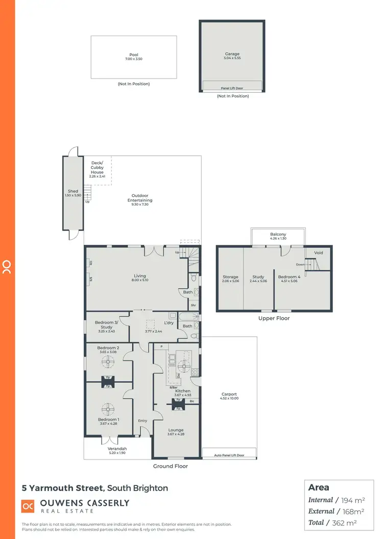 Floorplan of Homely house listing, 5 Yarmouth Street, South Brighton SA 5048