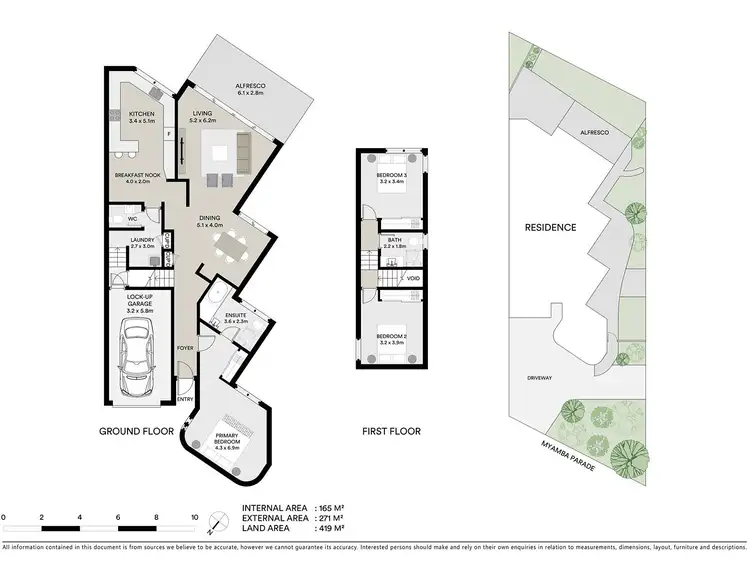 Floorplan of Homely semi-detached listing, 2/4 Myamba Parade, Surfside NSW 2536