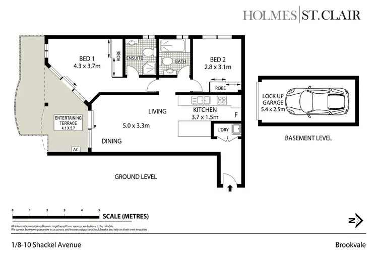 Floorplan of Homely apartment listing, 1/8-10 Shackel Avenue, Brookvale NSW 2100
