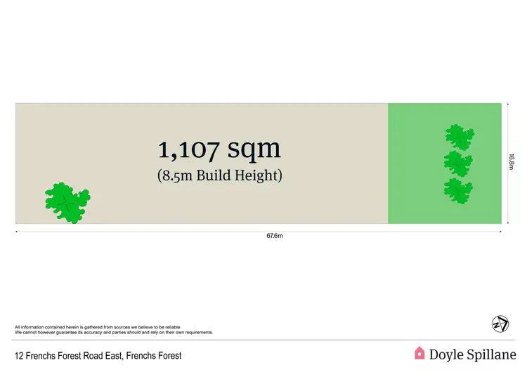 Floorplan of Homely land listing, 12 Frenchs Forest Road East, Frenchs Forest NSW 2086